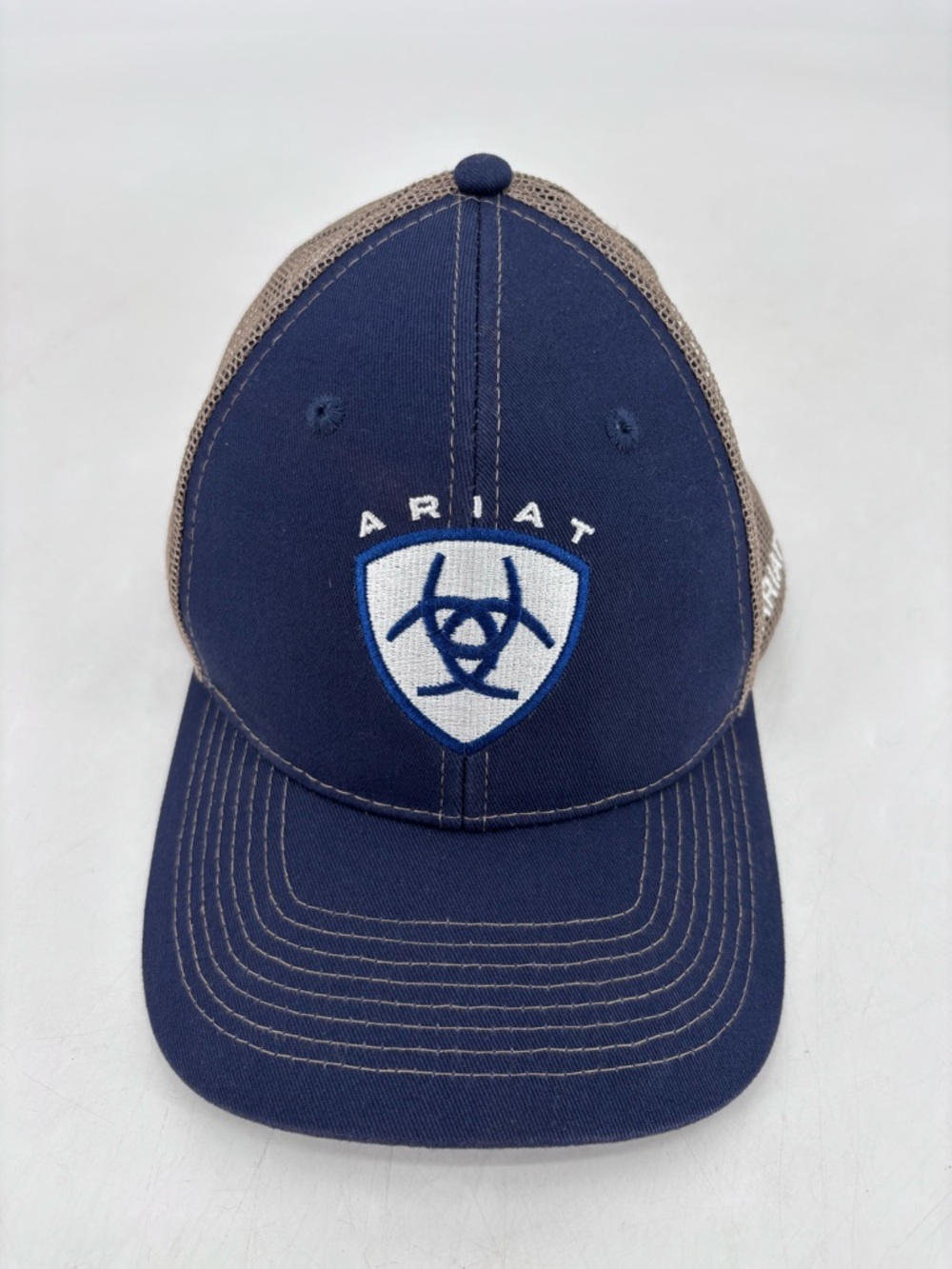 Ariat Embroidered Signature Logo Snap Back Vented Trucker Hat